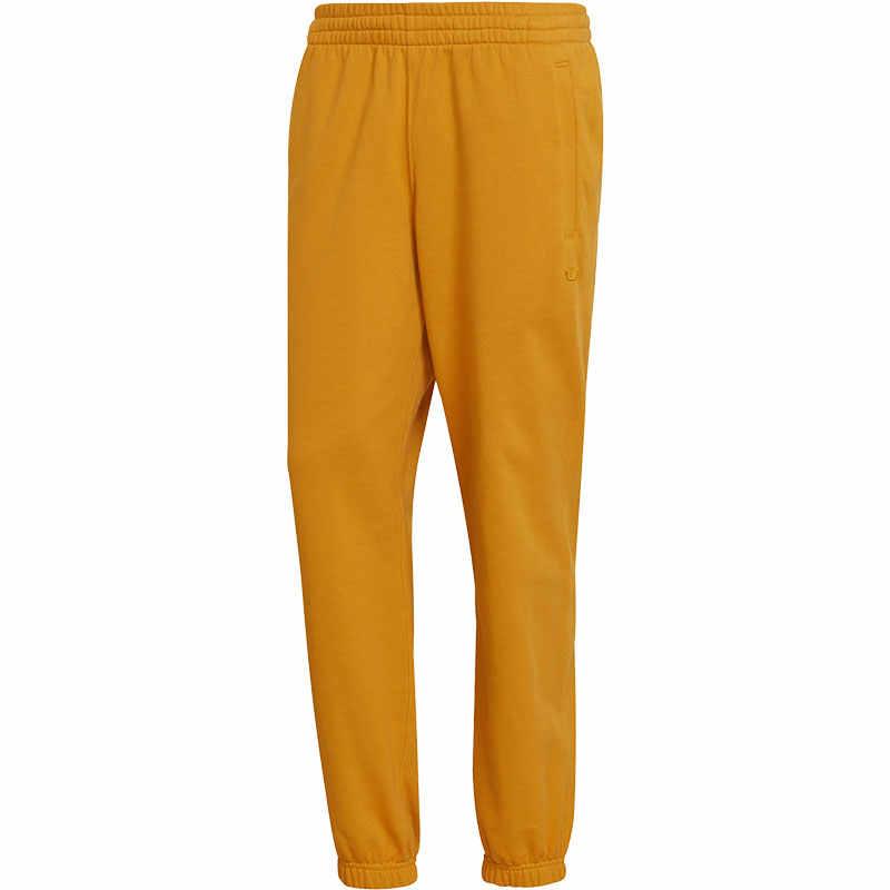 

Adidas Originals Fashion Solid Color Mid Waist Elastic Knit Sports Pants Men Bottoms Yellow HJ9977 M