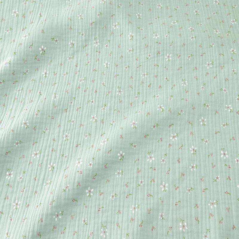 135*100cm Wide High Quality Soft Double Crepe Floral Cotton Fabric, Making Anti Mosquito Pants Small Blanket Cloth