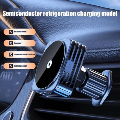Auto-Halterung Magnetisch Kabelloses Laden Für Und Android Schnellladung Auto-Ladegerät 15W Handy-Halterung S1q9