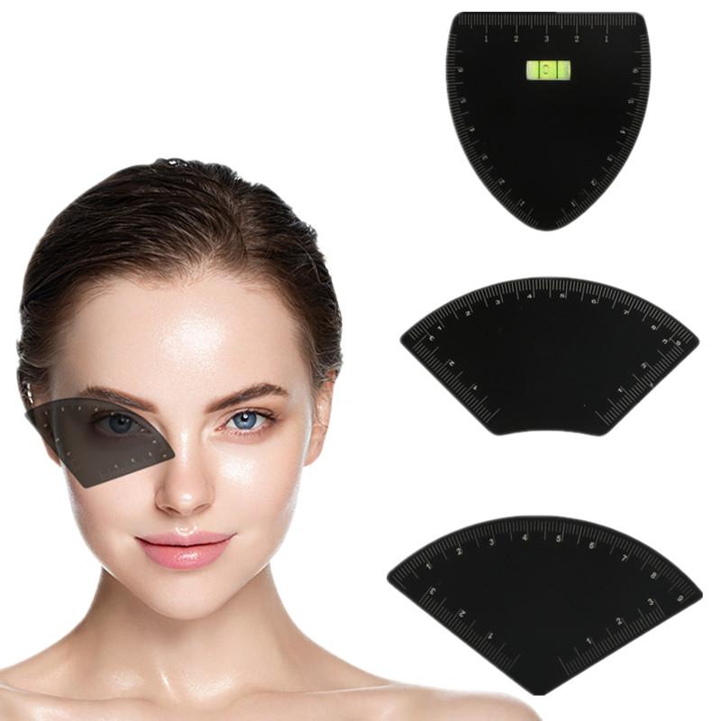 Aluminum Alloy Fast Drawing Eyebrow Design Ruler Microblading Mapping Tool Shaping Permanent Makeup Drawing Guide Ruler Tattoo