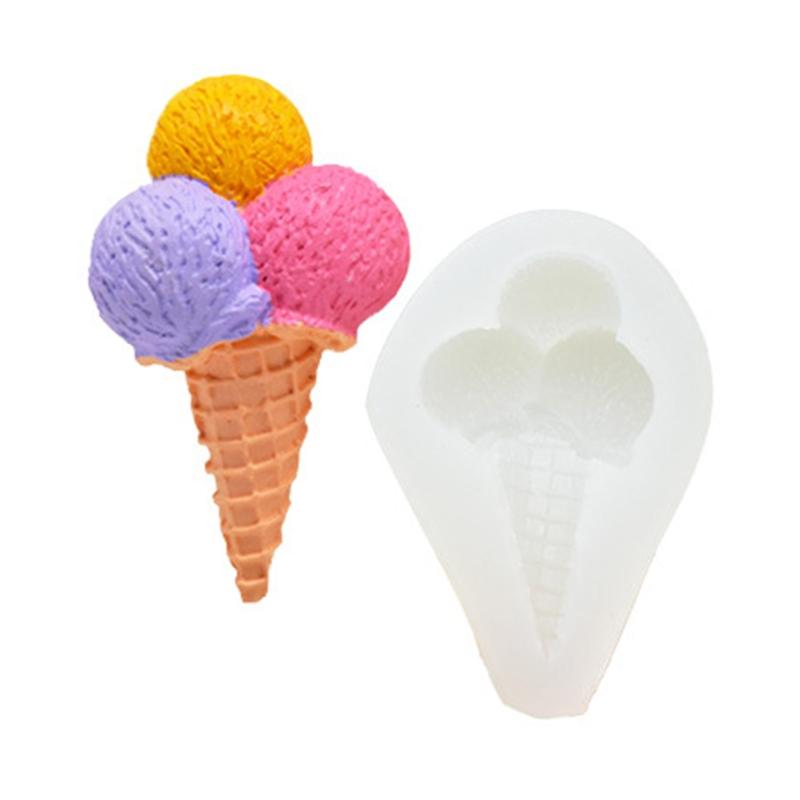 

Creative Chocolate Moulds Baking Accessories Ice Cream Shaped 4 Styles to Ch 1