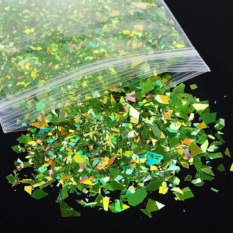 10G/sacchetto laser frammenti irregolari unghie glitter 10 tipi di decorazione unghie illusoria PET fai da te toppa per unghie decorazione design
