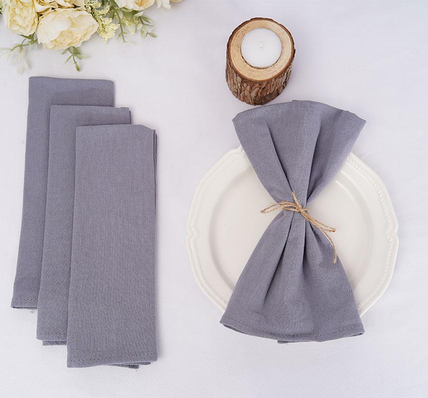50PC 30X45CM Table Cloth Napkins Cotton Durable Fabric Reusable Kitchen Dining Easter Wedding Christmas baby shower Decoration