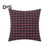 Vánoční povlak na polštář kostkovaný potisk Jednostranný potisk Stálobarevný skrytý zip Dostupné dvě velikosti Dekorace na pohovku Throw Povlak na polštář Polštář Sham
