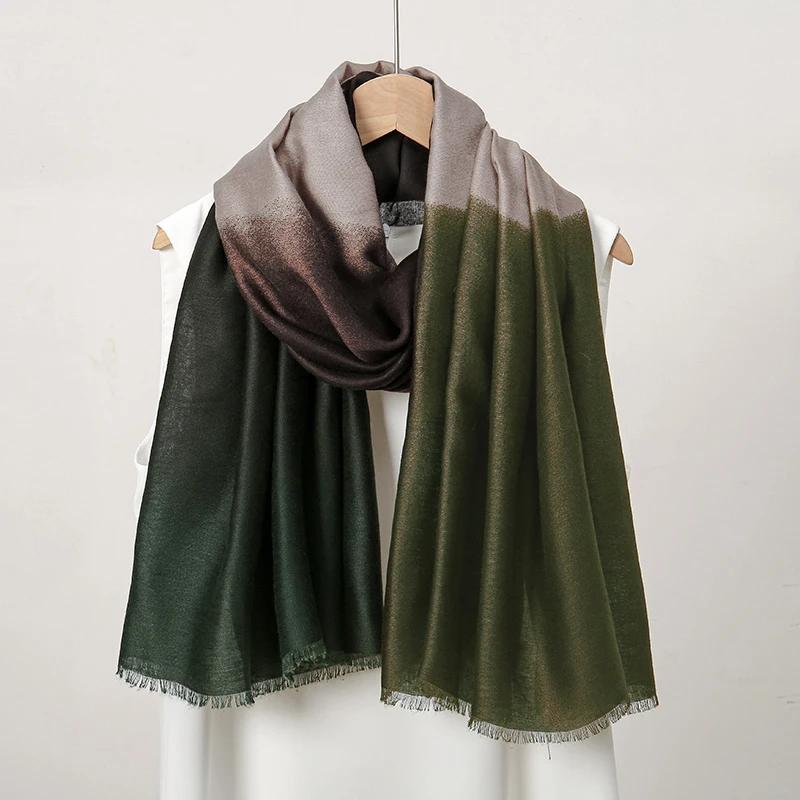 Neue Batik-Baumwoll-Hijabs für Frauen Schal Einfache Schals Wickel Femme Musulman Ombre Viskose Kopftuch Islam Turban Stirnband Schal