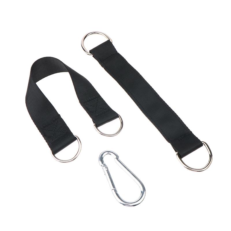 Posilovací Jednoduchá Hrazda Prodloužení Pás Stromové Houpačkové Popruhy 200Kg Těžký Hák Kroužek Závěsný Pás Spojovací Pás Pro Houpací Síť Boxovací Pytel