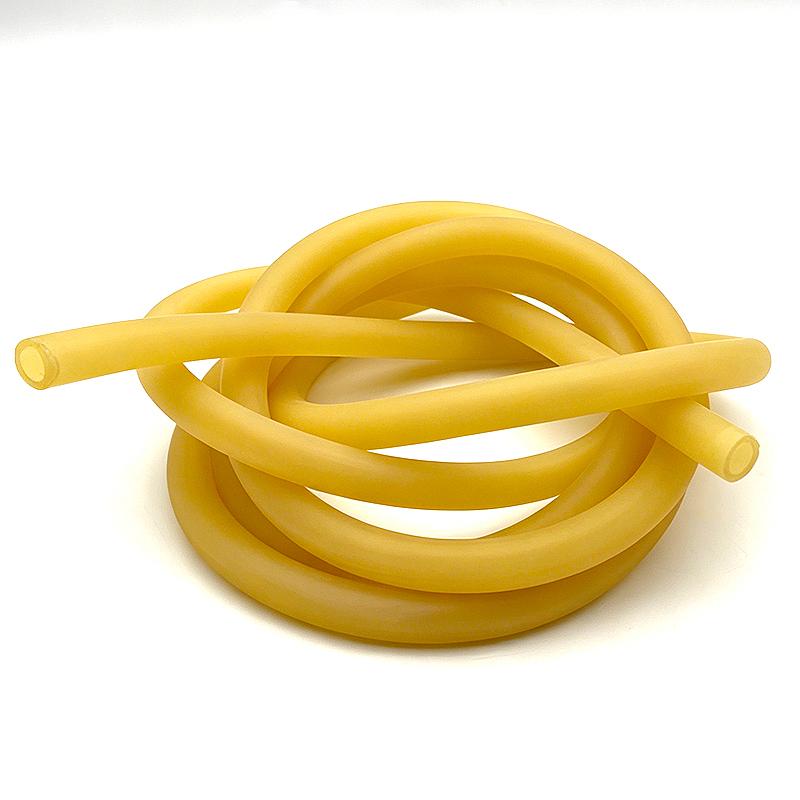 2/5M Inner Diameter 1.6-6mm Natural Hollow Latex Pipe, Strong Tensile Rebound Without Deformation, Native Natural Latex Pipe.