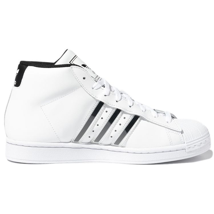 Adidas Pro Model Unisex Lifestyle Sneakers White Black FX7821