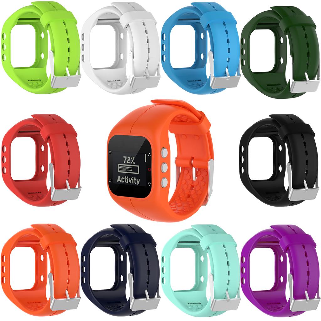 For Polar A300 Pin Buckle Silicone Wrist Watchband Replacement