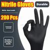 Kitchen Gloves Disposable Nitrile Latex Gloves Black Washing Tableware Housework Car Industry Gardening Pet Care Cooking Tools
