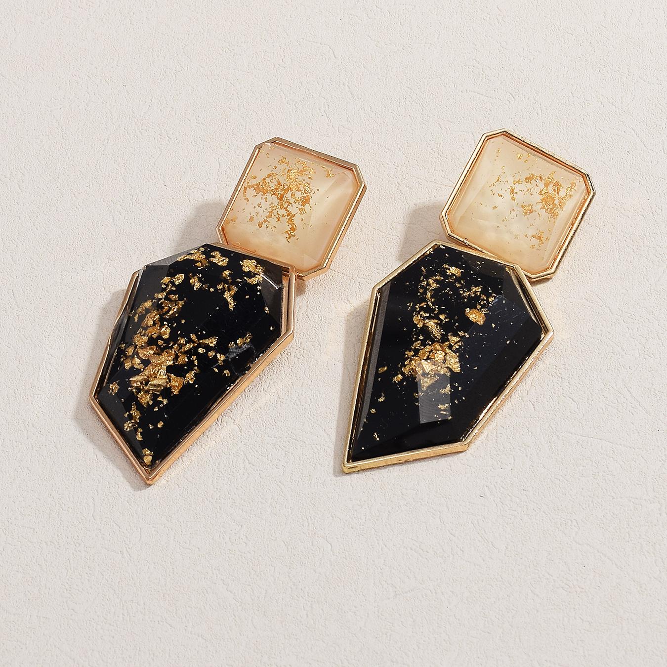 

Fashion Jewelry Acrylic Geometric Dangle Earrings Trendy Clear Resin Drop Earrings For Women Femme Brincos Whoelsale