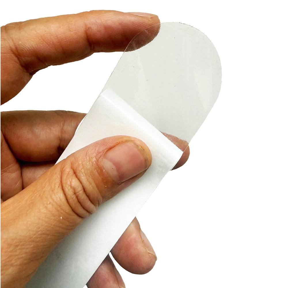 Black&white Tennis Racket Protection Tape TPU Paddle Head Tape For Tennis Racket