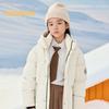 Balabala Kids' Winter Long Hooded Down Jacket