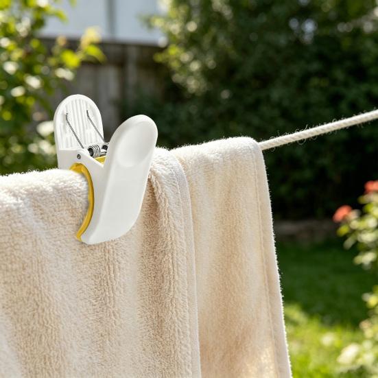 Large Clothespin Windproof Quilt Sheet Towel Pillow Drying Clip Heavy S зелёный/белый