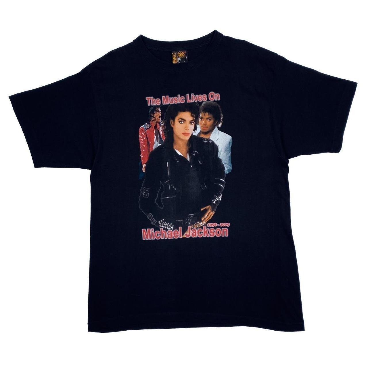 MICHAEL JACKSON “The Music Lives On” King Of Pop Graphic T-shirt Medium Large S