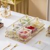 Sikezhuo Light Luxury Divided Glass Serving Platter