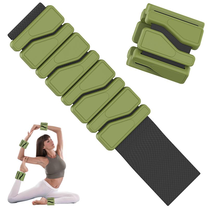 Weighted Silicone Fitness Wristband & Ankle Strap Set for Running and Training