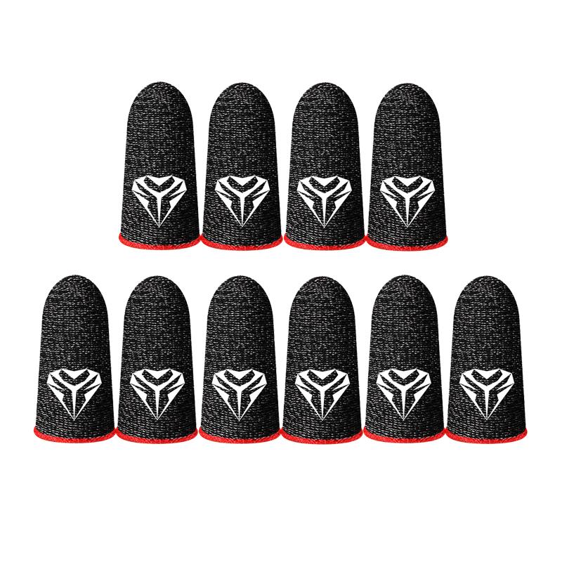 1-10 Pairs Thumb Gloves Touch Screen Finger Cots Sweatproof for PUBG Mobile Game Accessories