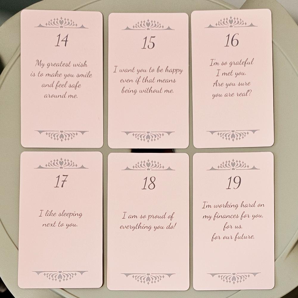 10.3*6cm Soulmate Love Message Oracle Deck 56 Heartfelt Romance Cards for Twin Flame Readings Elegant Pink Oracle Cards