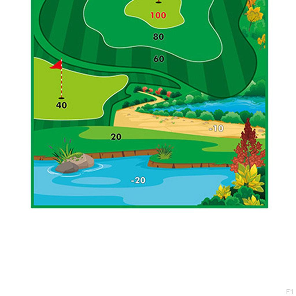 Chip Sticky Practice Golf Game Set for Gift Indoor and Outdoor Office Events Type 1