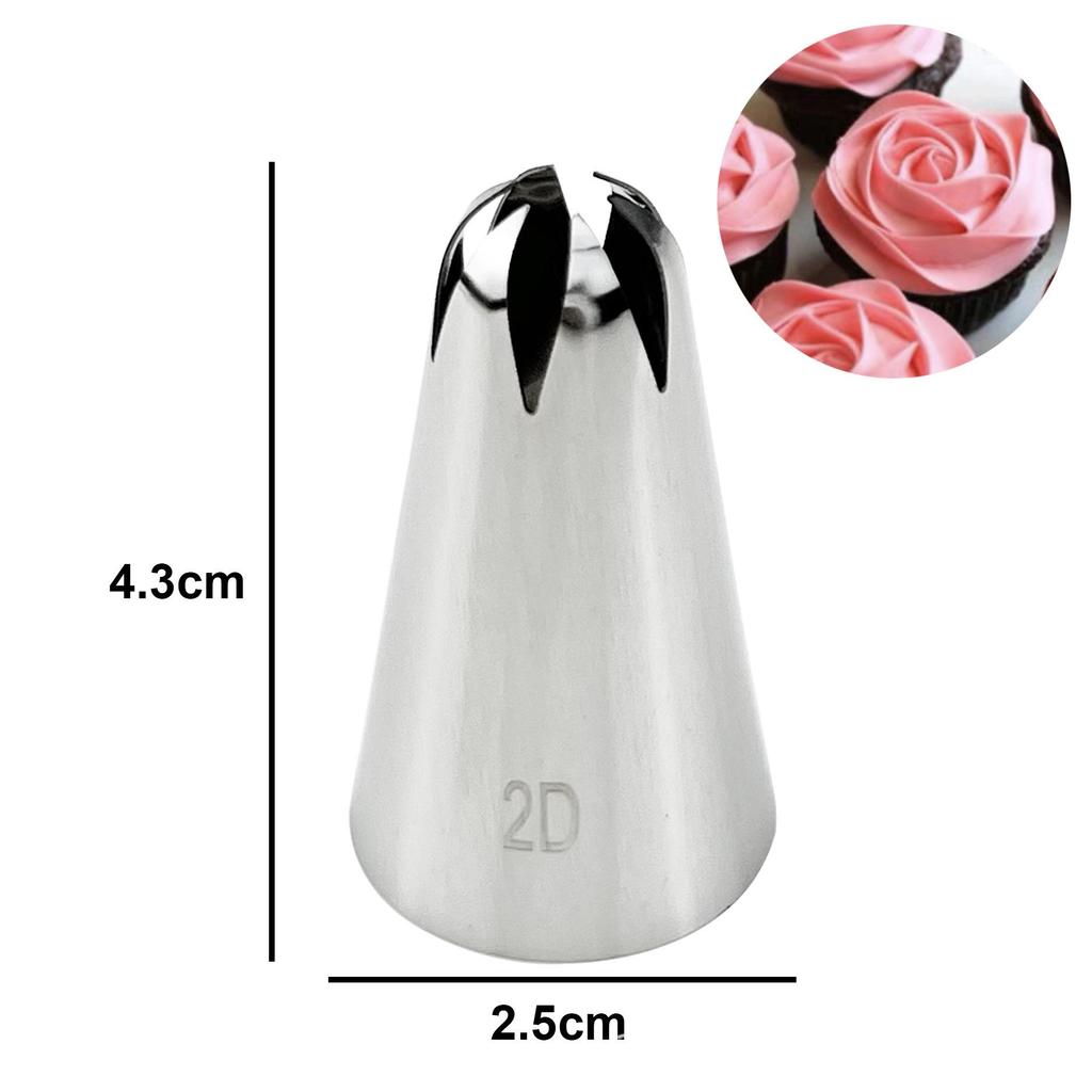 1M6 Stainless Steel Medium Cake & Cookie Decorating Tool