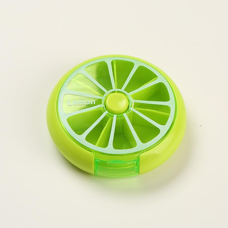 

Портативная дорожная аптечка с 7 отделениями — герметичное мини-хранилище таблеток на одну неделю 9*2.5cm