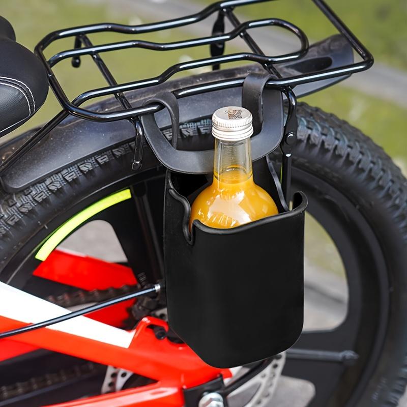 Portable silicone drink holder, fits bikes and trolleys, also serves as cup storage for bathroom scenarios