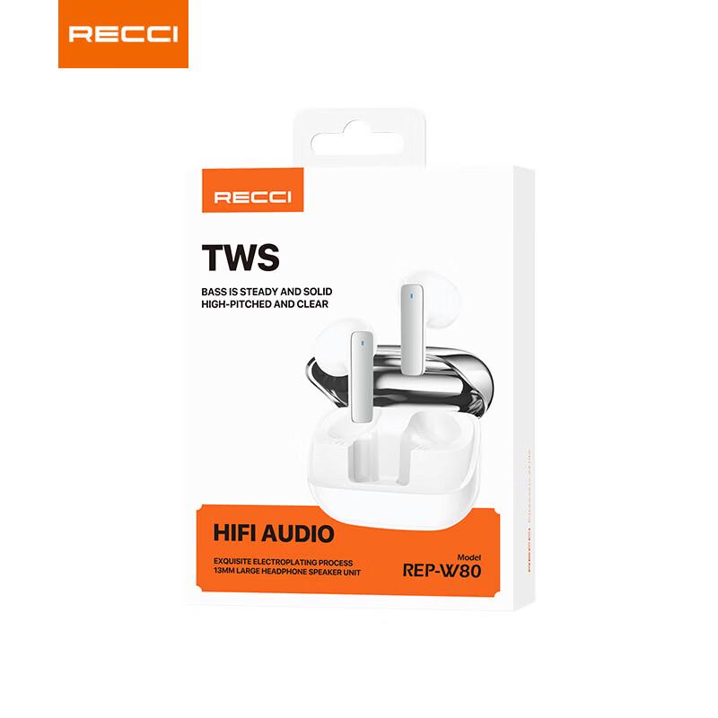 Recci REP-W80 Semi-in-ear Wireless Bluetooth Earbuds