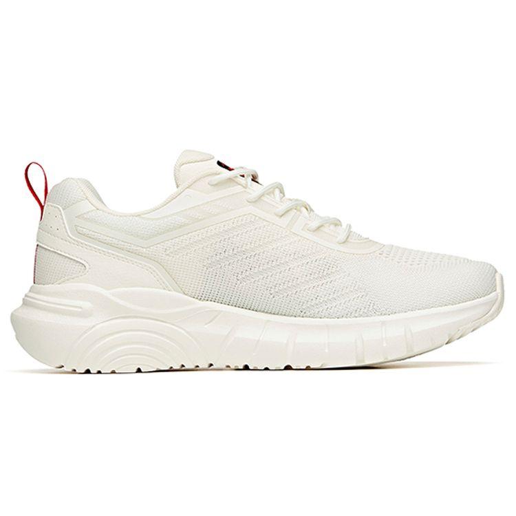 Anta Comfortable Shock Absorbing Non-Slip Wear-Resistant Breathable Low-Top Running Shoes Men Sneakers White Red 912125512-1