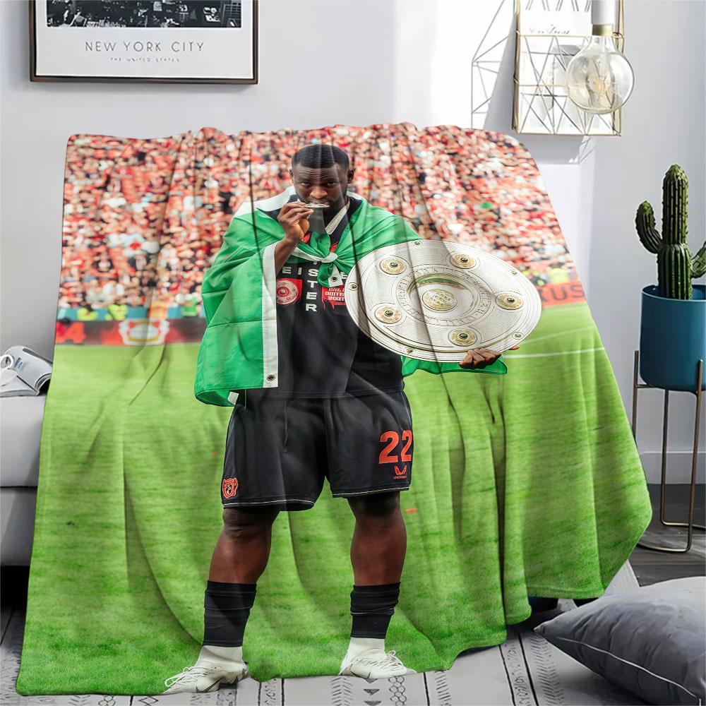 Victor Boniface Printed Flannel Blanket, soft throw for bedroom sofa, washable, fan merchandise, great gift.