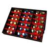 Eyeglasses & Jewelry Display Box with 18 Compartments and Stand