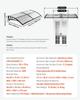 Awnings for Door Entrance, 38 X 78 In, Exterior Front Door Window Awnings with Drainage & ABS Bracket, Rain Snow Sun Protection, Overhang