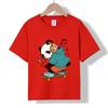 XH90 MINISO 2026 Summer New Printed Cotton Round Neck T-shirt for Children Aged 1-16, Boys and Girls