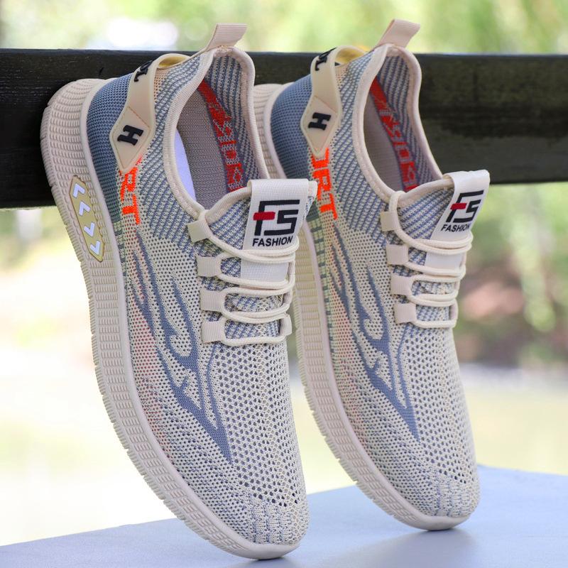 Brand summer breathable thin mesh casual sports shoes 22 new hollow cloth shoes