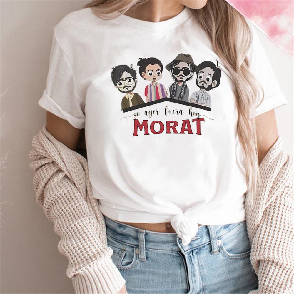 Morat Tshirt Women Comic T-shirts Female Streetwear Clothing