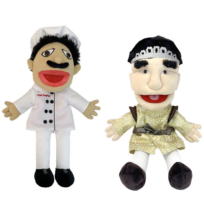 Set of 2pcs 3pcs Jeffy Hand Puppet Plush Doll Toy Stuffed Mischievous Funny Finger Muppet Singer Rapper Coby Party Birthday Gift