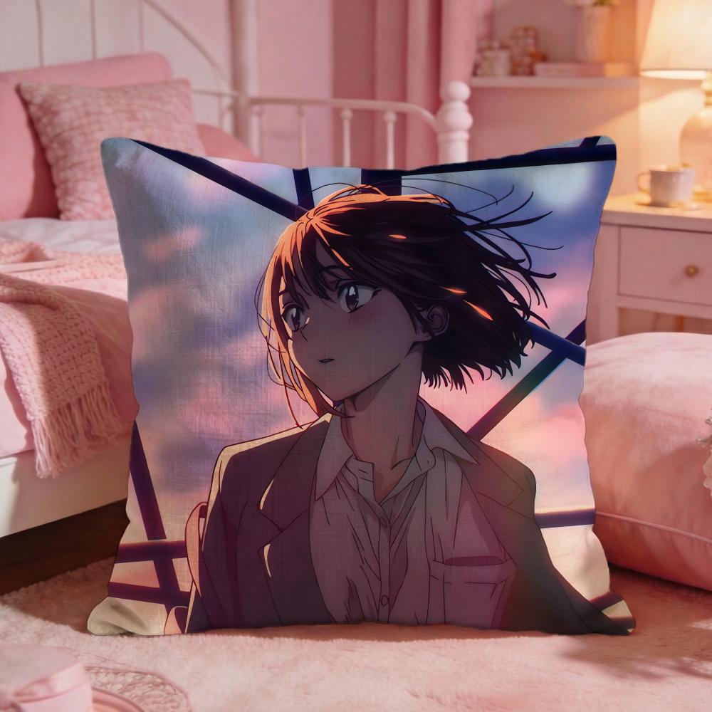 Blue BBoxs Hot Anime Cushion Cover Premium Comfort Reversible Pillow Cove Two In One Design For Any Room  Car Interior