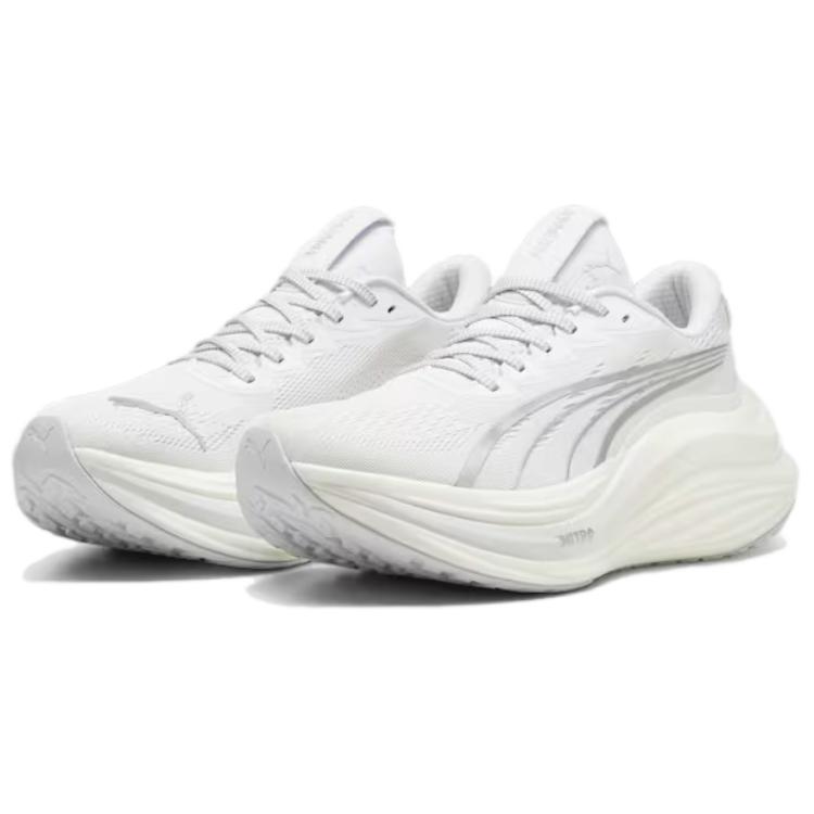 New PUMA Anti Slip Wear Resistant Low Top Running Shoes Men's White 310088-04