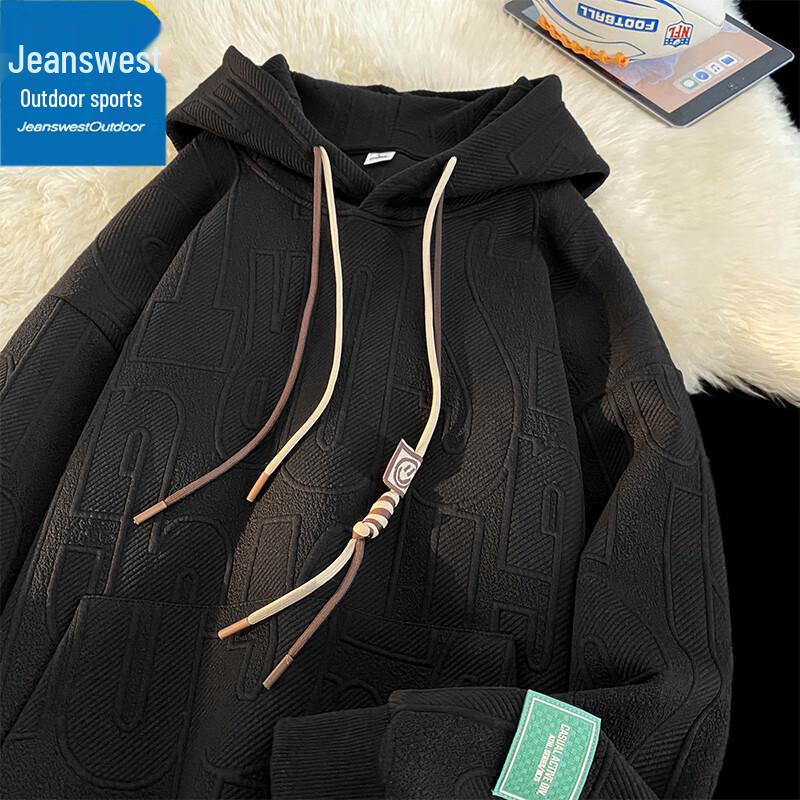 Jeanswest Herren Outdoor Kapuzen-Langarm-Sweatshirt