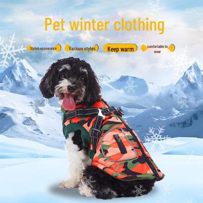 Reflective Waterproof Winter Coat for Dogs - Warm Cotton Lambskin Pet Jacket