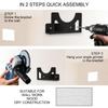 Metal Angle Grinder Holder Compact Tool Organization Heavy-Duty Wall Mount Bracket  Workshop