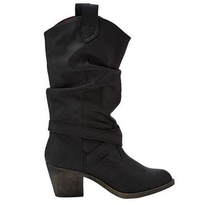 Womens/Ladies Sidestep Mid-Calf Western Boot
