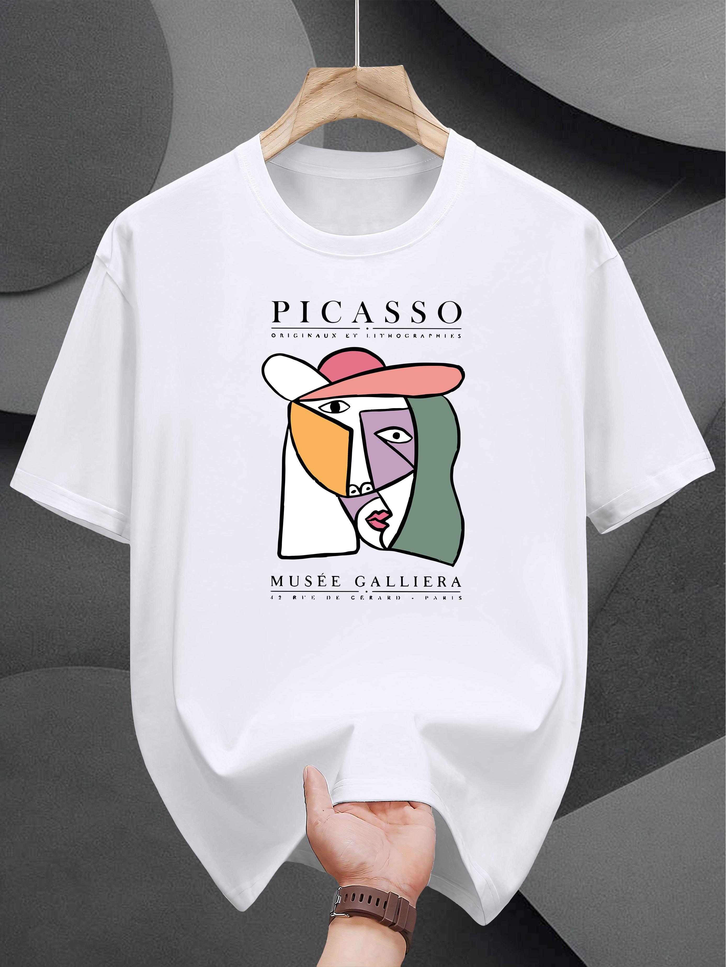 Casual Short Sleeve T-shirt -Cotton S