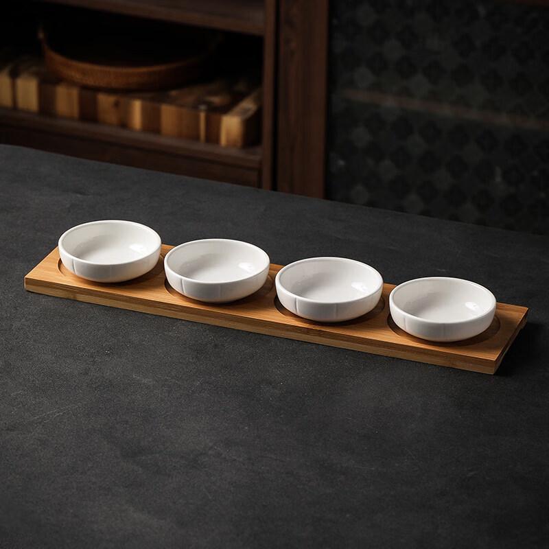 Swiftfire 4-Compartment Dipping Sauce Dish Set