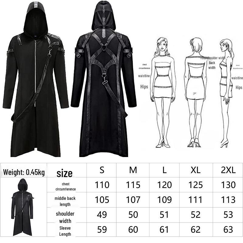 Gothic Halloween Autumn/Winter Men's COS Costume Coat
