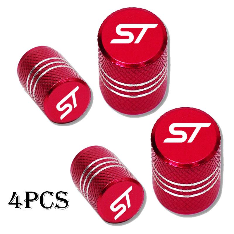 For Ford ST FOCUS 2 3 Mondeo Fiesta Kuga MK2 MK3 MK4 Car Wheel Tire Valve Caps Tyre Stem Covers Airdust Waterproof