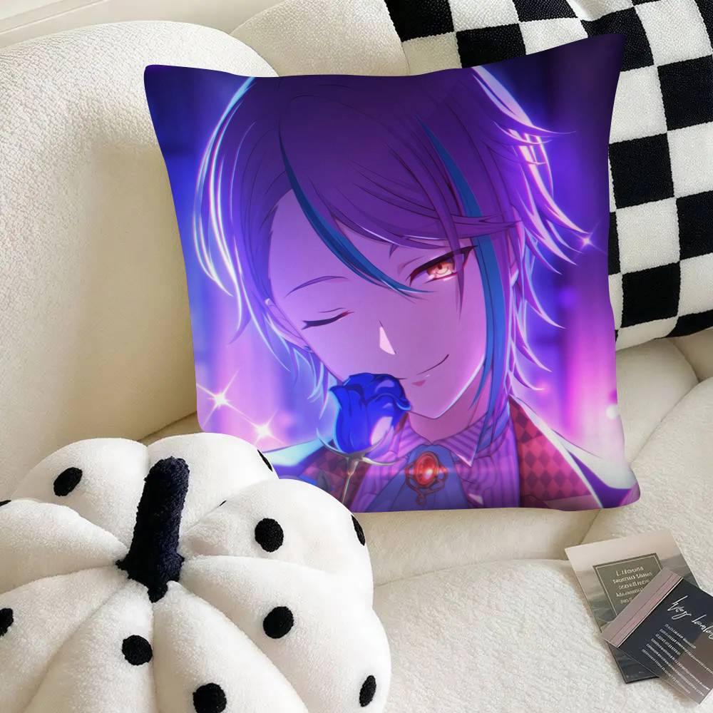 Kamishiro Rei Cool P-ProjectS S-SEKAI Pillow Case Square Pillow Bedroom Sofa Leisure Comfort Cushion Car Home Decoration