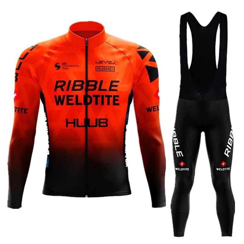 Winter, Fleece Cycling Suit, Bicycle Fleece To Keep Warm, Tour De France Long-sleeved Suit