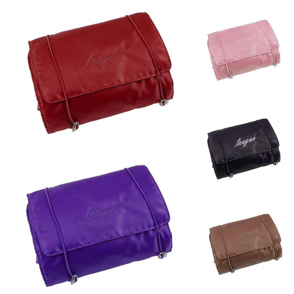 Detachable Makeup Bag Simple Women's Foldable Travel Cosmetic Storage Organizer Wash Bag Toiletry Bag