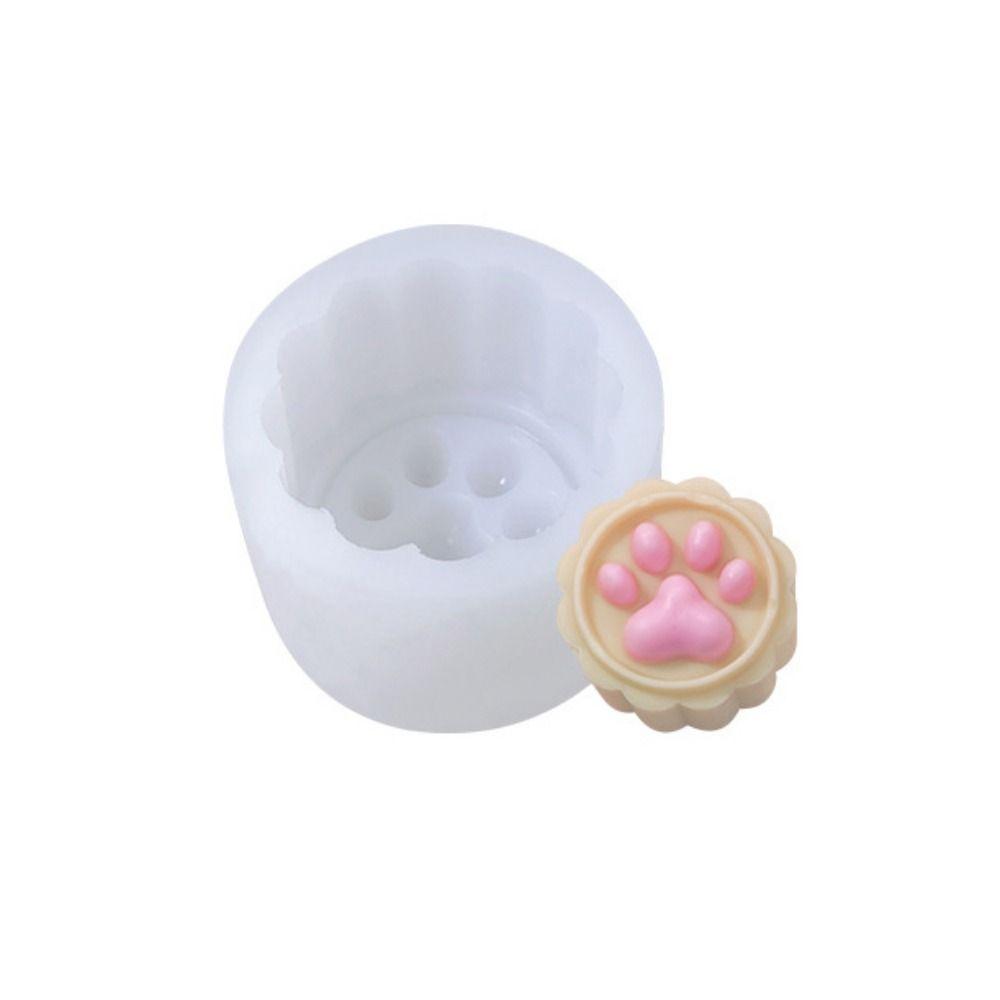 Soft Panda Claw Mooncake Mold Cartoon Animal Pastry Mold  Mid- Autumn Festival